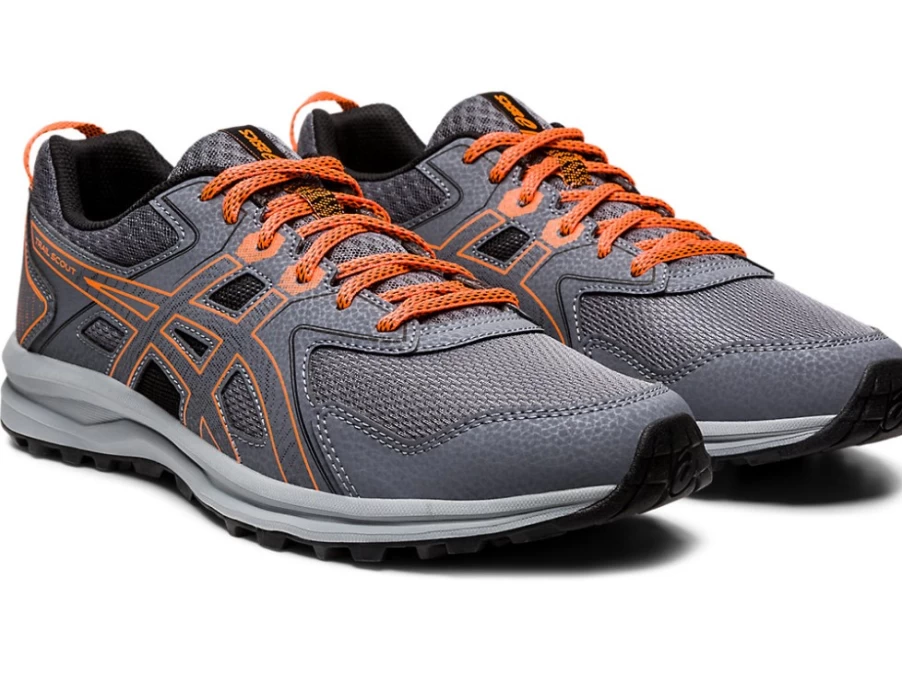ASICS Men's Trail Scout Running Shoes - Metropolis/Shocking Orange