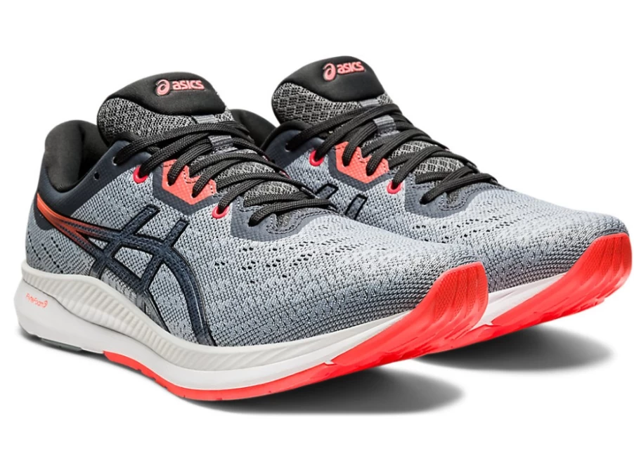 ASICS Men's EvoRide Running Shoes - Sheet Rock/Flash Coral Color