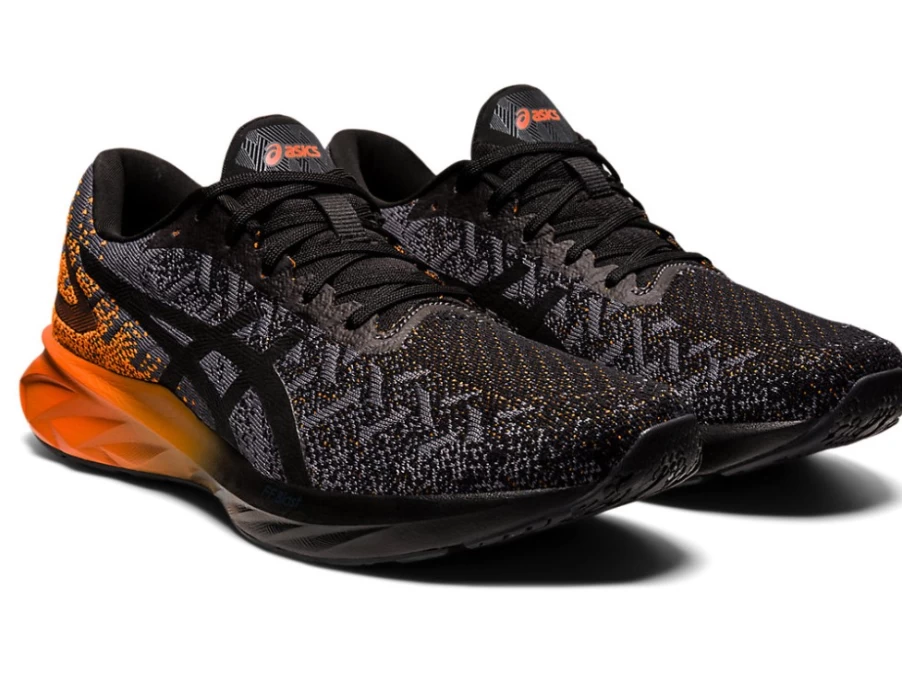 ASICS DYNABLAST Men's Running Shoes - Black/Marigold Orange