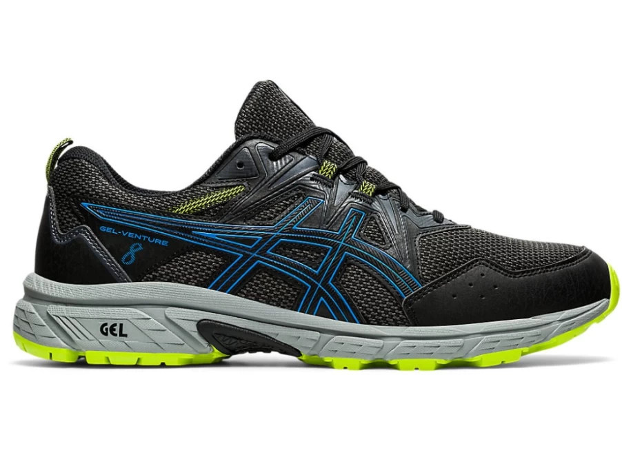 ASICS Men's GEL-VENTURE 8 Running Shoes - Black/Directoire Blue