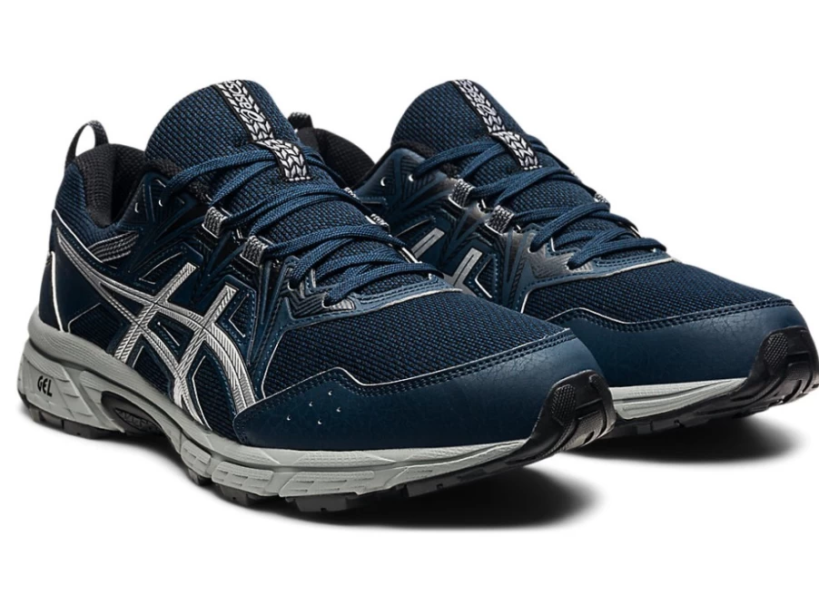 ASICS Men's GEL-VENTURE 8 Running Shoes - French Blue/Pure Silver
