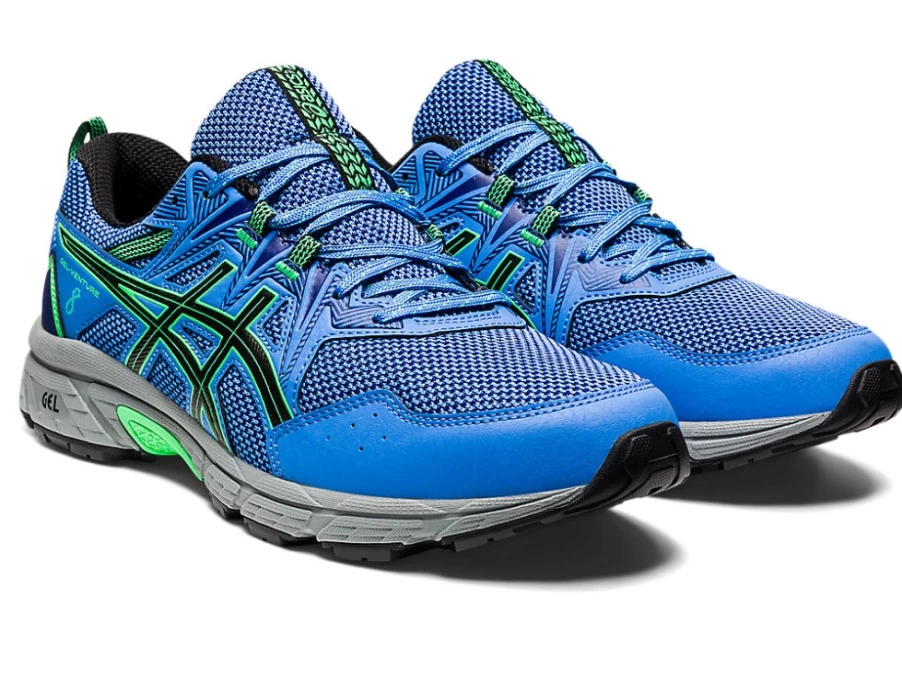 ASICS Men's GEL-Venture 8 Running Shoes - Blue Coast/New Leaf