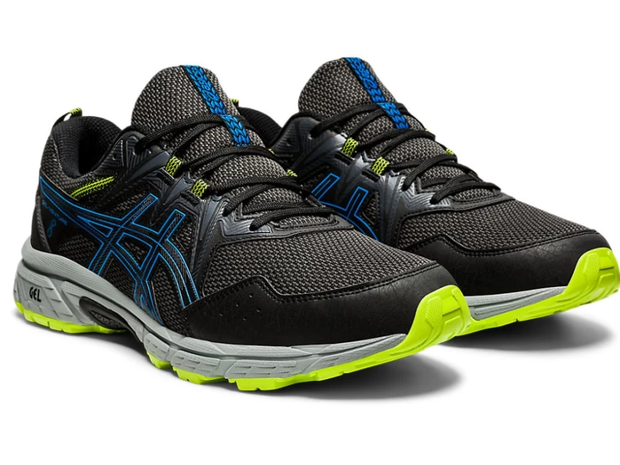 ASICS Men's GEL-VENTURE 8 (4E) Running Shoes in Black/Directoire Blue