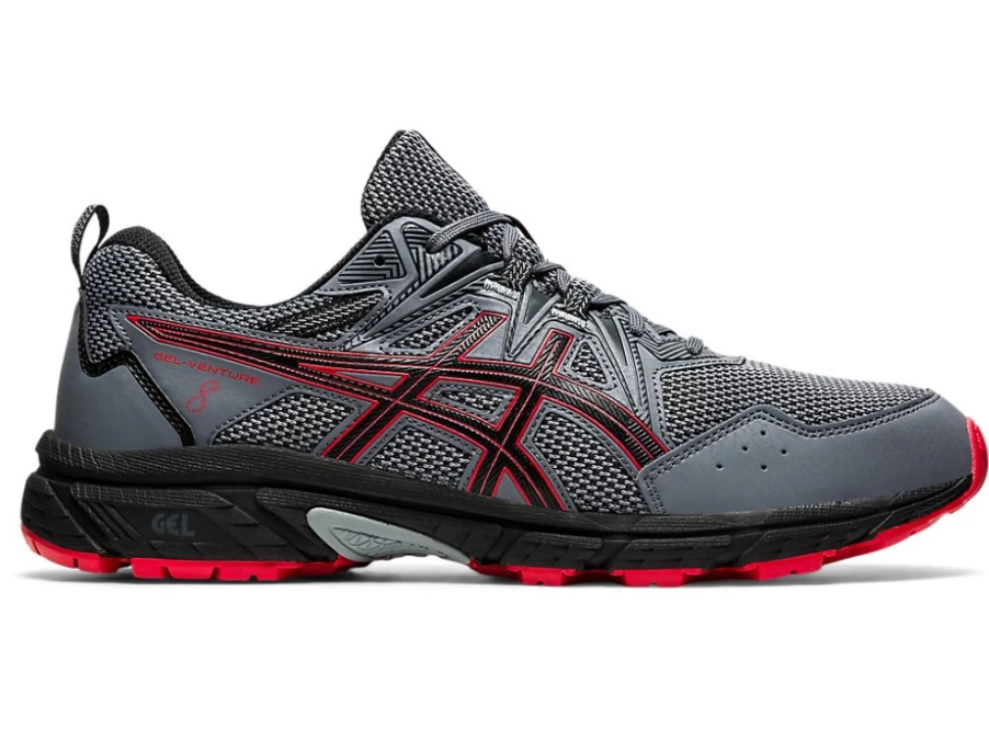 ASICS Men's GEL-VENTURE 8 (4E) Running Shoes - Metropolis/Classic Red