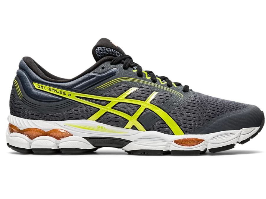 ASICS Gel-Ziruss 3 MX Men's Running Shoes - Carrier Grey/Lime Zest