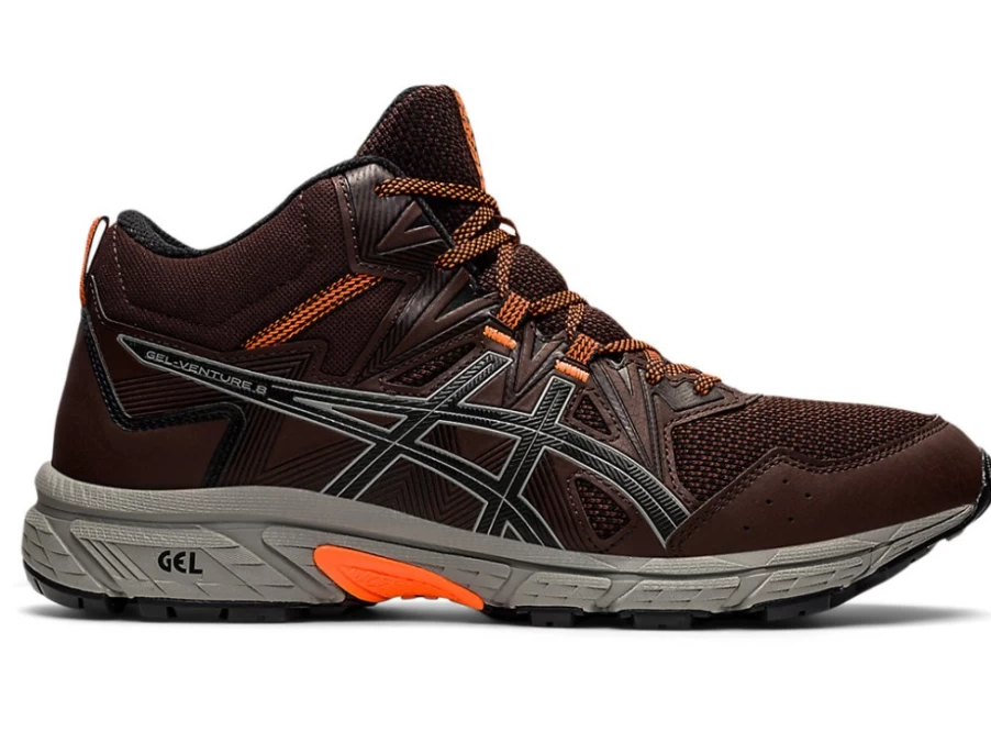 ASICS Men's GEL-Venture 8 MT Trail Running Shoes in Coffee/Clay Grey