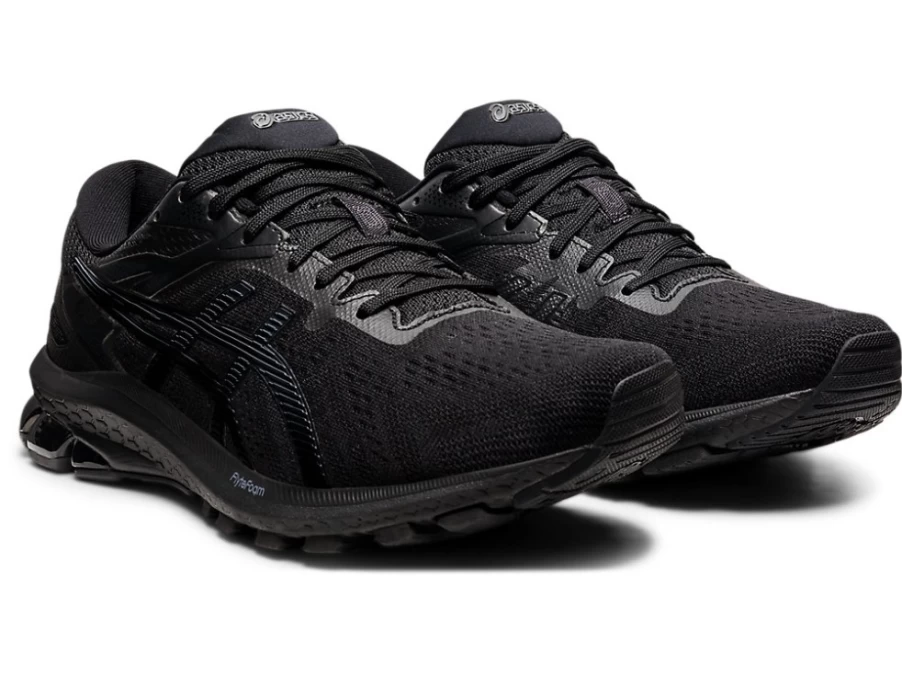 ASICS GT-1000 10 (4E) Running Shoes for Men - Black/Black - Wide Width Stability Trainers