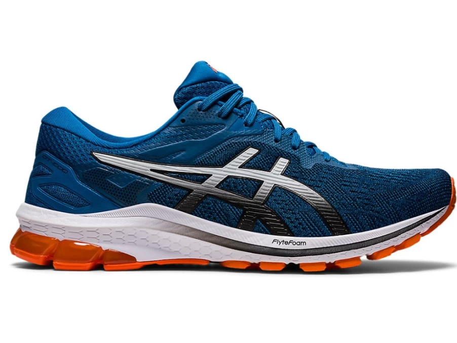 ASICS GT-1000 10 (4E) Running Shoes for Men - Reborn Blue/Black - Wide Width Stability Trainers