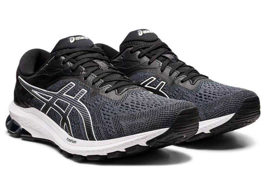 ASICS GT-1000 10 Running Shoes for Men - Black/White | Stability & Cushioning