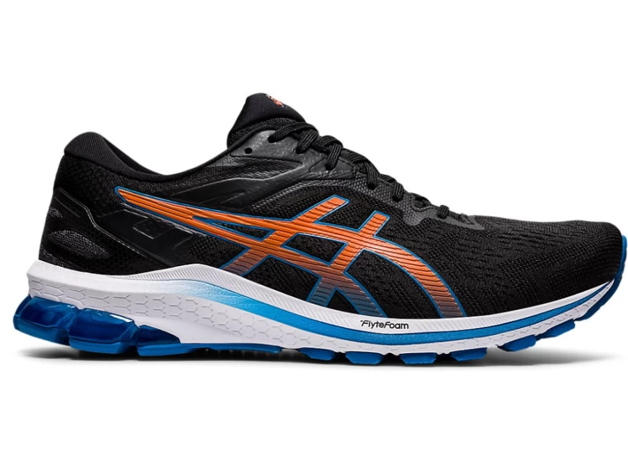 ASICS GT-1000 10 Running Shoes for Men - Black/Reborn Blue