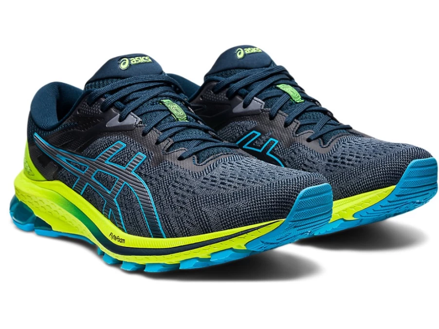 ASICS GT-1000 10 Men's Running Shoes in French Blue/Digital Aqua - Lightweight Support for Road Training