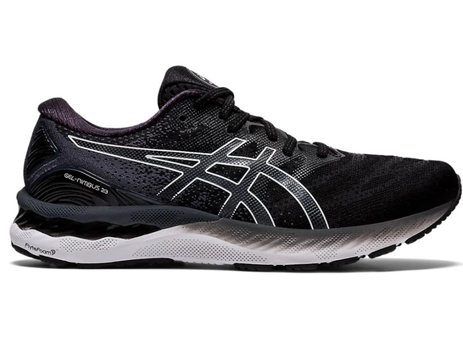 ASICS GEL-NIMBUS 23 Men's Running Shoes - Black/White - Premium Cushioning & Support