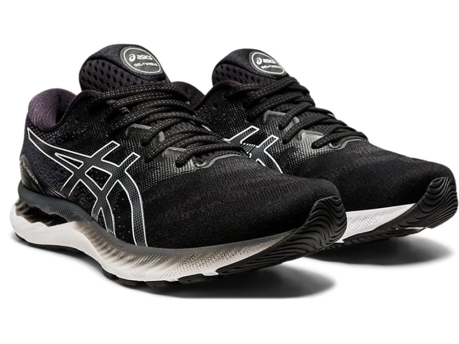 ASICS GEL-NIMBUS 23 Men's Running Shoes - Black/White - Premium Cushioning & Support