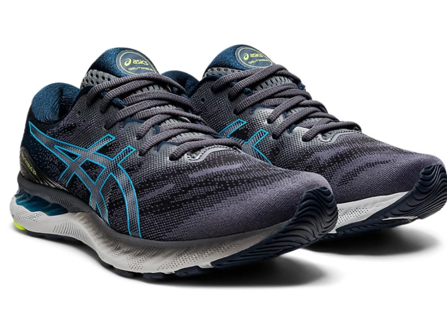 ASICS GEL-NIMBUS 23 Men's Running Shoes - Carrier Grey/Digital Aqua