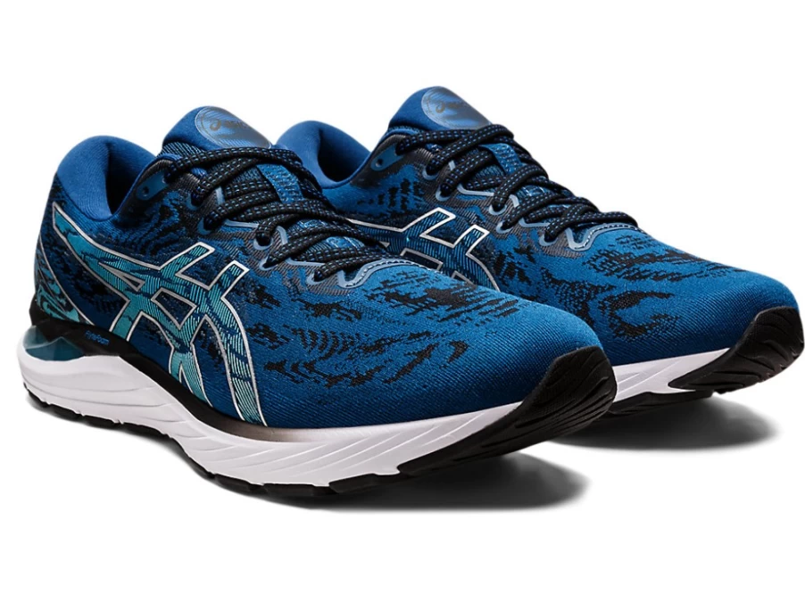 ASICS Men's GEL-CUMULUS 23 Running Shoes - Mako Blue/Pure Silver