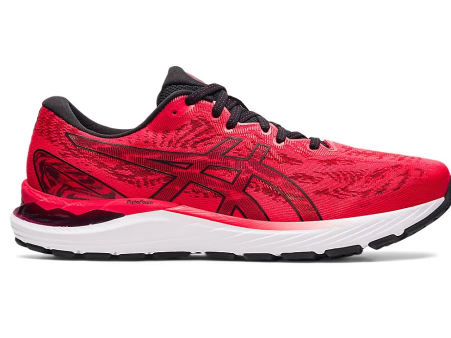 ASICS Men's GEL-CUMULUS 23 Running Shoes - Electric Red/Black