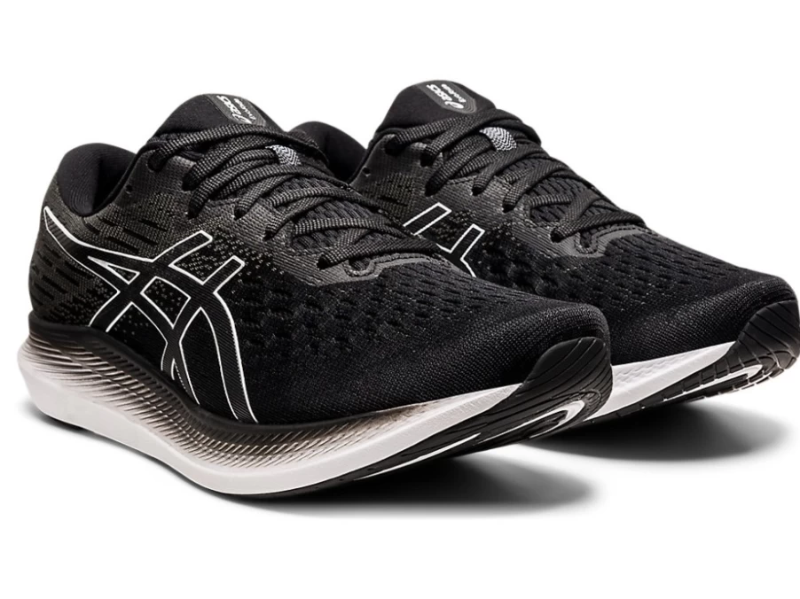 ASICS EVORIDE 2 Men's Running Shoes - Black/White - Lightweight Performance Sneakers