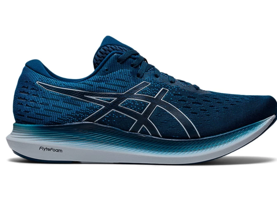 ASICS EVORIDE 2 Men's Running Shoes - Mako Blue/Piedmont Grey - Lightweight Performance Sneakers