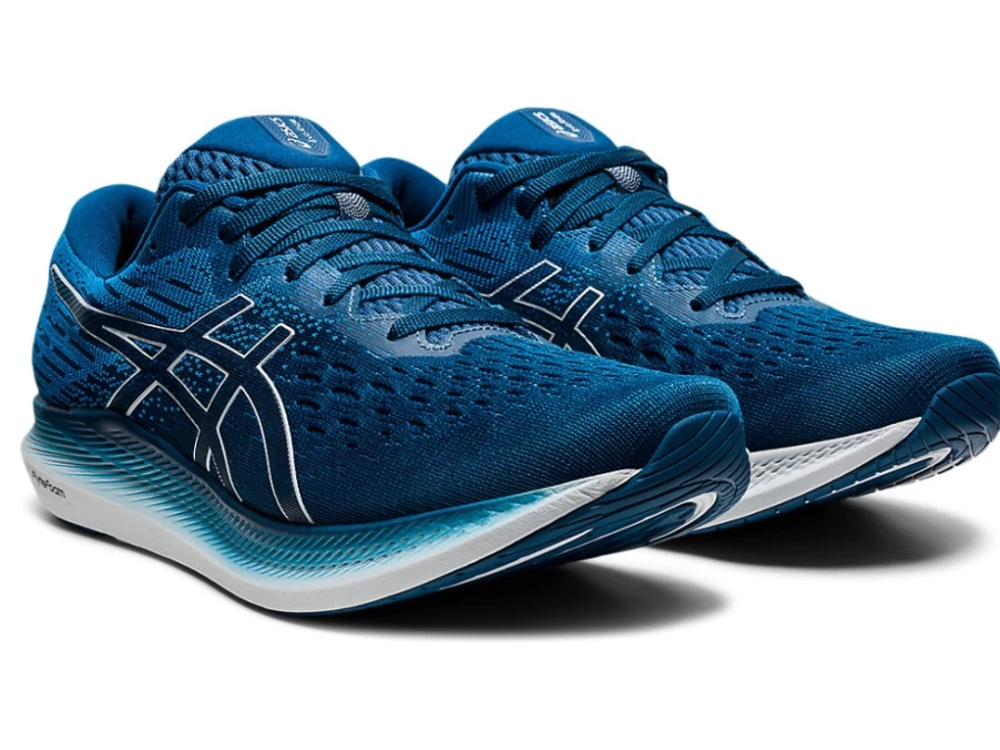 ASICS EVORIDE 2 Men's Running Shoes - Mako Blue/Piedmont Grey - Lightweight Performance Sneakers