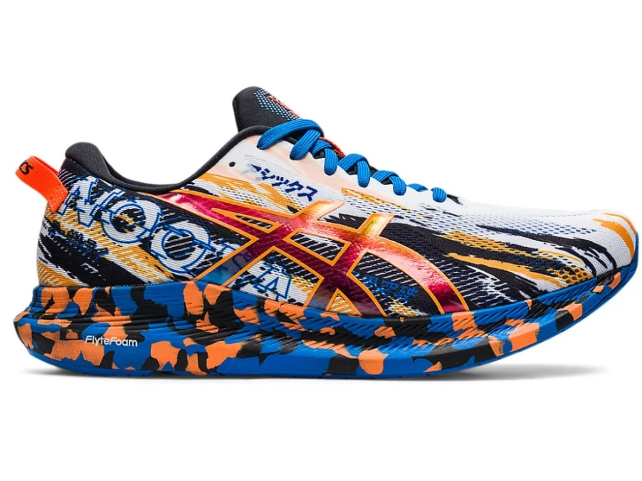 ASICS NOOSA TRI 13 Running Shoes for Men - White/Shocking Orange