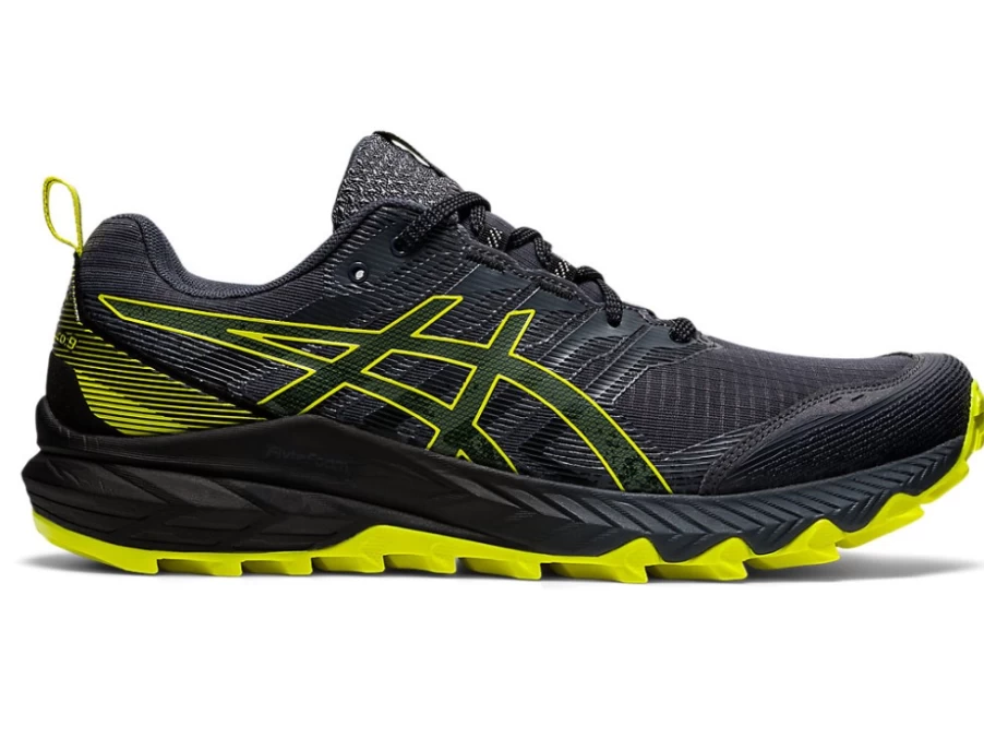 ASICS GEL-TRABUCO 9 Trail Running Shoes for Men - Carrier Grey/Sour Yuzu