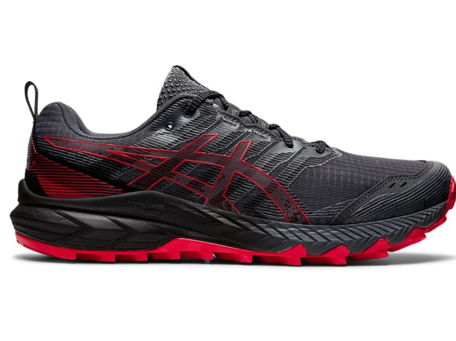 ASICS GEL-TRABUCO 9 Men's Trail Running Shoes - Carrier Grey/Electric Red
