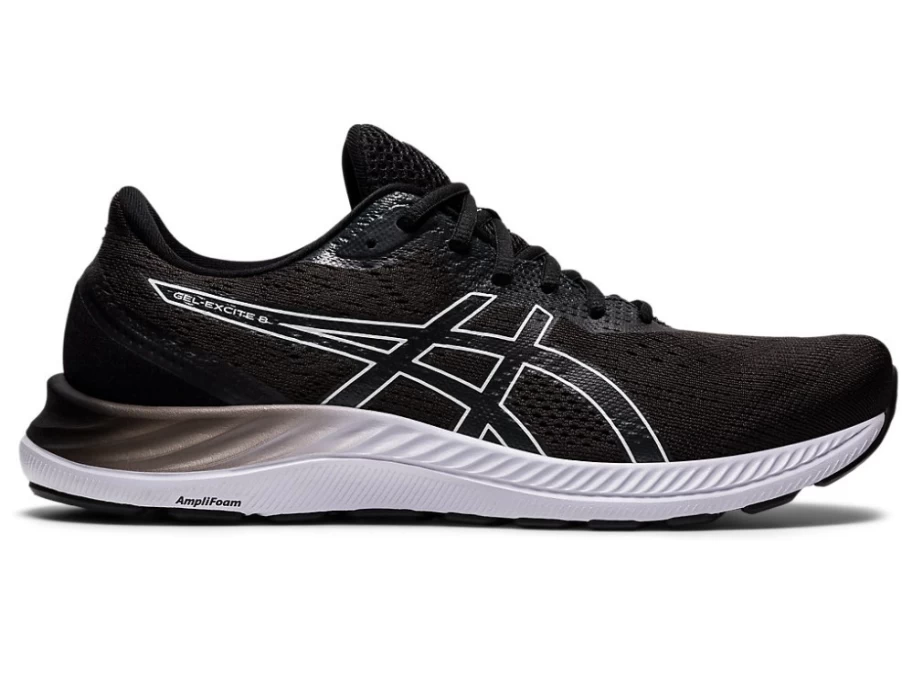 ASICS GEL-EXCITE 8 Men's Running Shoes - Black/White
