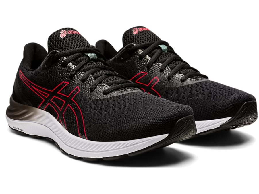 ASICS GEL-EXCITE 8 Men's Running Shoes - Black/Electric Red