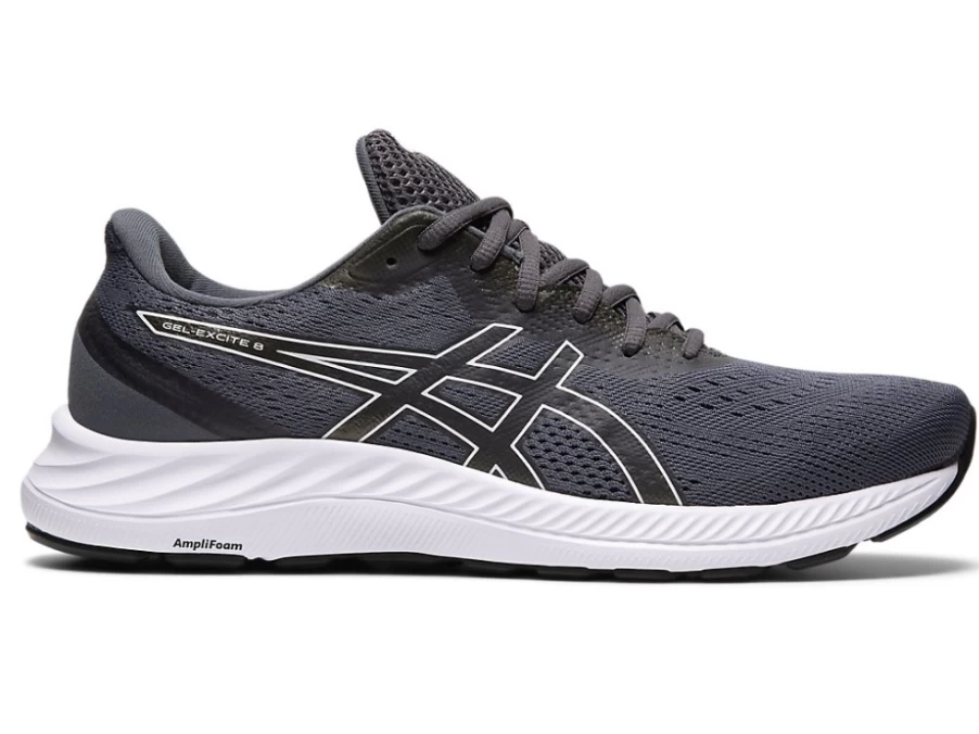 ASICS GEL-EXCITE 8 Men's Running Shoes - Carrier Grey/White - Cushioned Support for Comfort & Performance