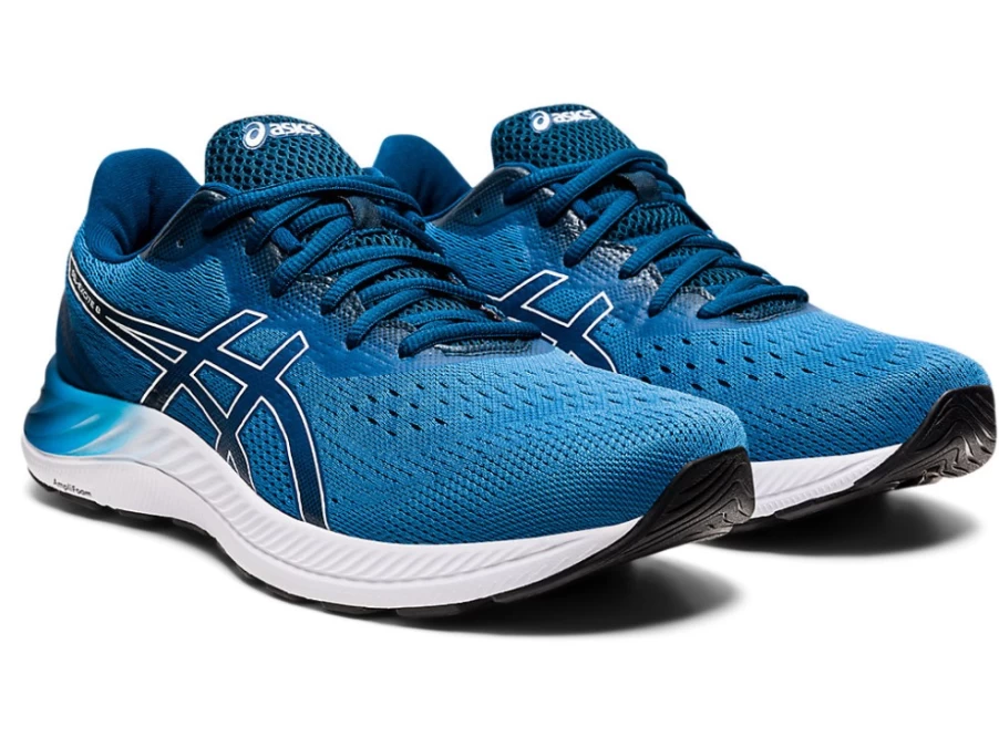 ASICS GEL-EXCITE 8 Men's Running Shoes - Reborn Blue/White - Lightweight Cushioned Trainers