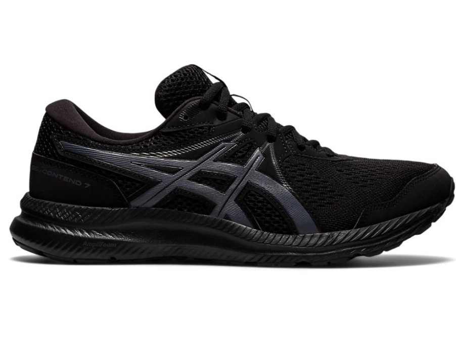 ASICS Men's GEL-CONTEND 7 Running Shoes - Black/Carrier Grey
