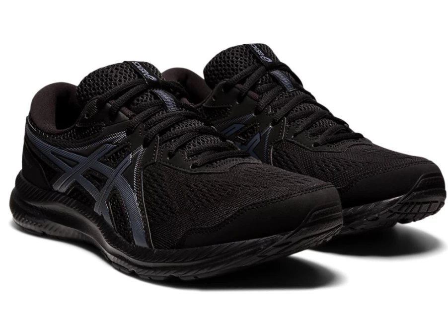ASICS Men's GEL-CONTEND 7 Running Shoes - Black/Carrier Grey