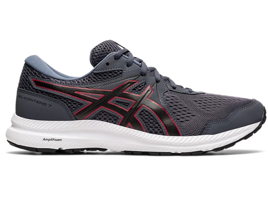 ASICS GEL-CONTEND 7 Running Shoes for Men - Carrier Grey/Classic Red