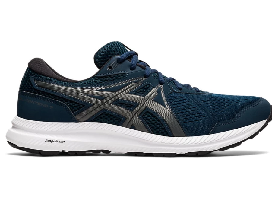 ASICS GEL-CONTEND 7 Men's Running Shoes - French Blue/Gunmetal - Lightweight Cushioned Sneakers