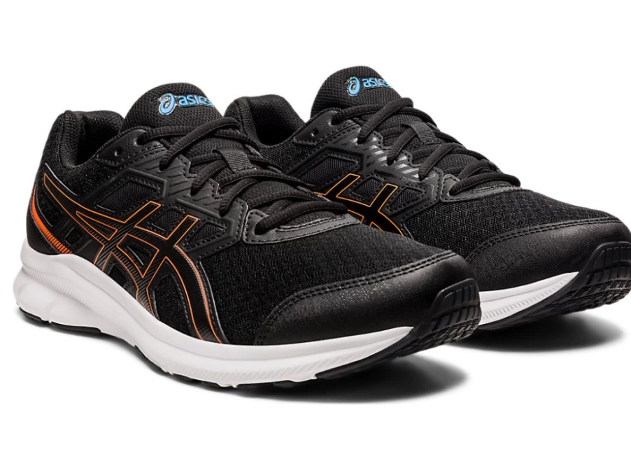 ASICS JOLT 3 (4E) Running Shoes for Men - Black/Reborn Blue