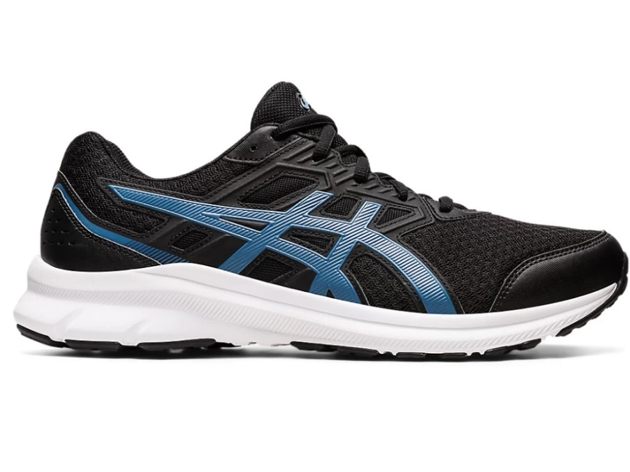 ASICS JOLT 3 (4E) Men's Running Shoes - Black/Azure - Wide Width Athletic Sneakers