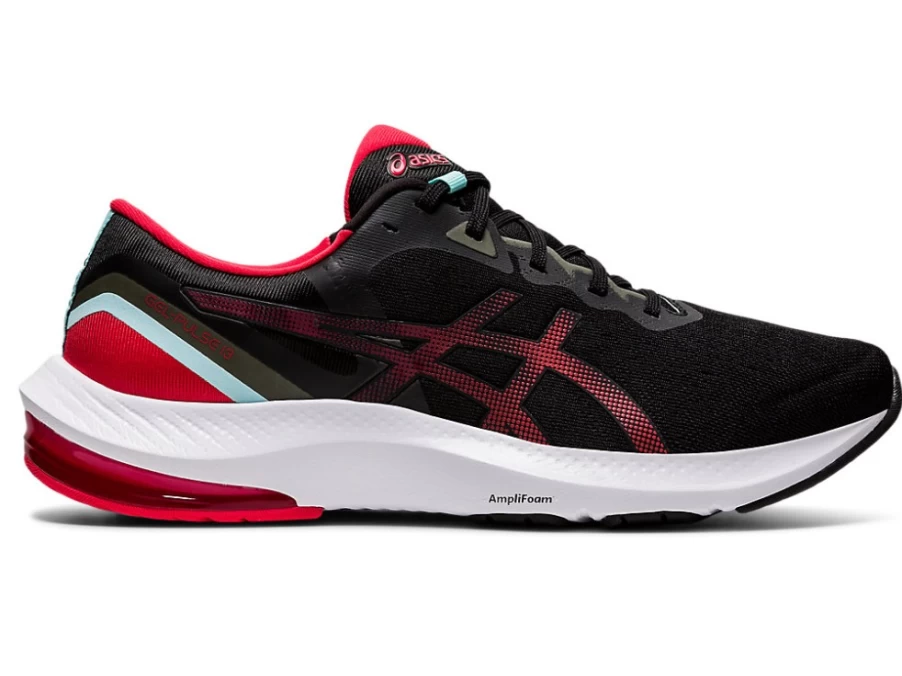 ASICS Men's GEL-Pulse 13 Running Shoes - Black/Electric Red