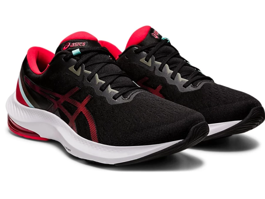 ASICS Men's GEL-Pulse 13 Running Shoes - Black/Electric Red