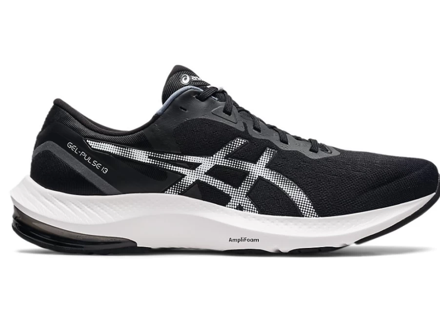 ASICS GEL-PULSE 13 Men's Running Shoes - Black/White | Cushioned Support for High Performance