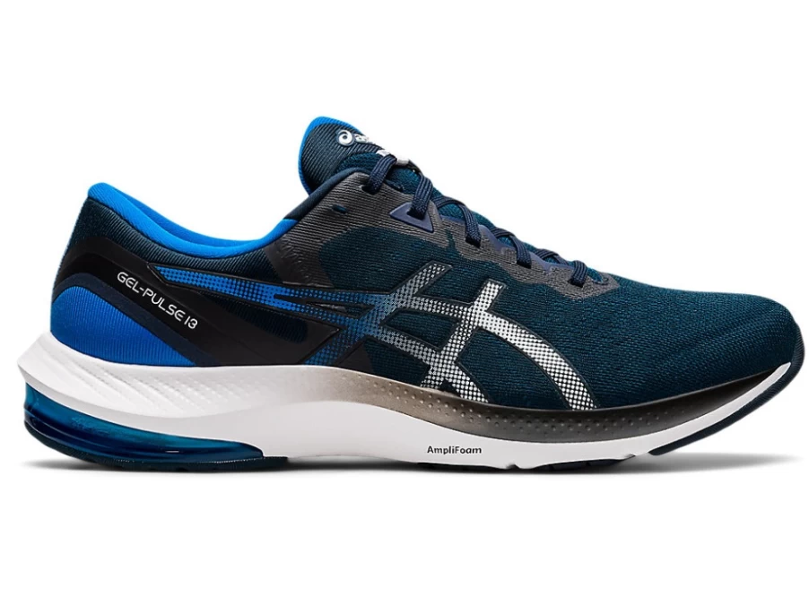 ASICS Men's GEL-PULSE 13 Running Shoes - French Blue/White - Cushioned Support for Training & Jogging