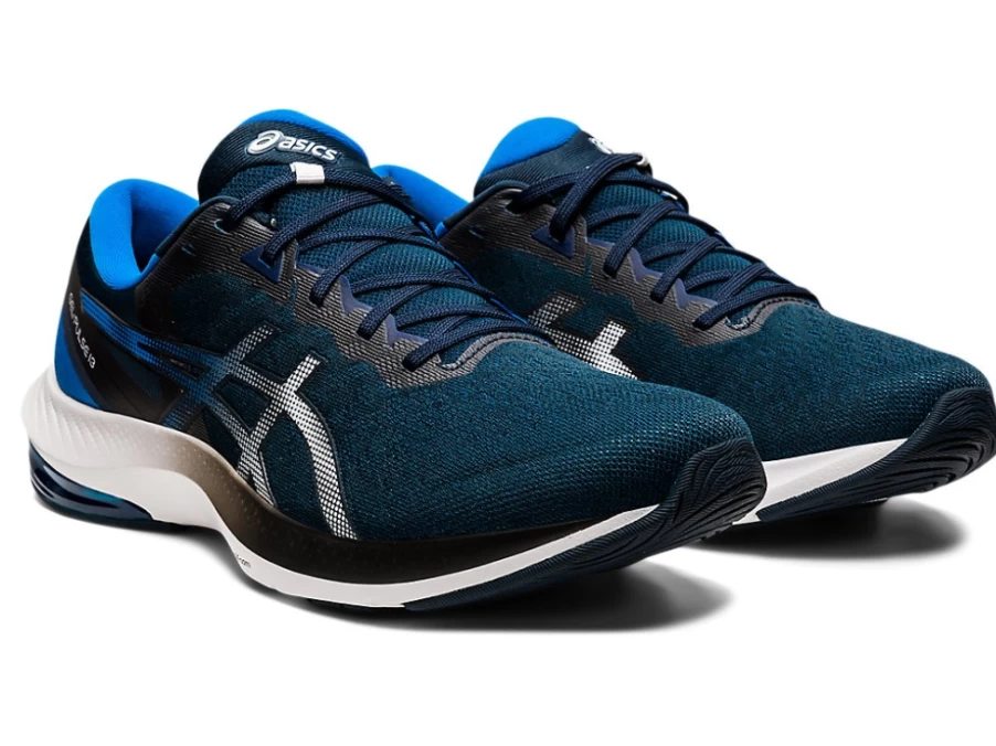 ASICS Men's GEL-PULSE 13 Running Shoes - French Blue/White - Cushioned Support for Training & Jogging