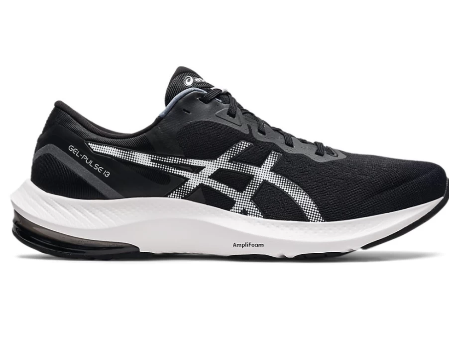 ASICS GEL-PULSE 13 Men's Running Shoes - Black/White (4E Width)
