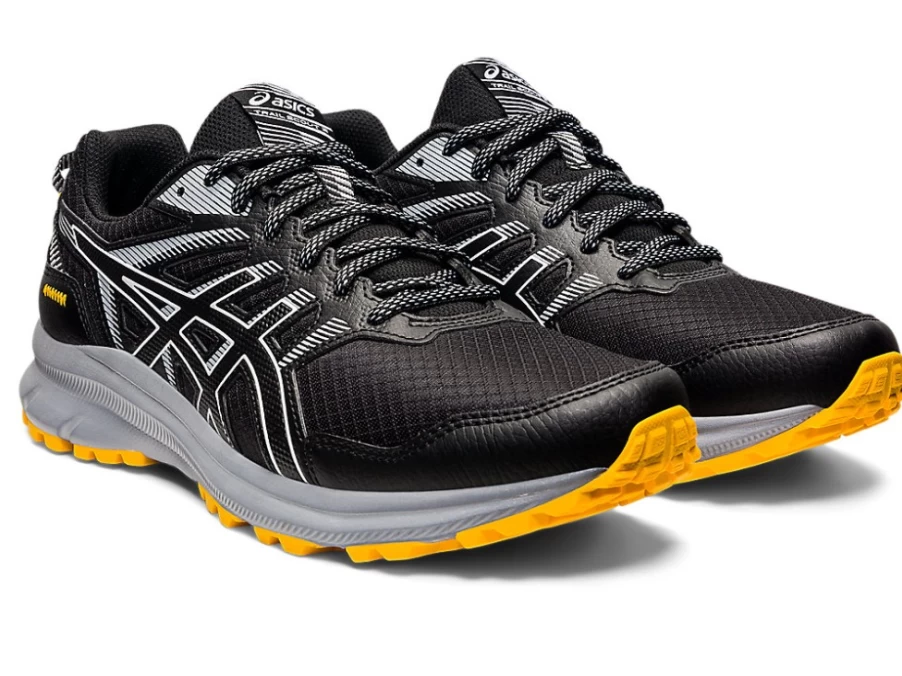 ASICS Men's TRAIL SCOUT 2 Running Shoes - Black/White for Trail & Outdoor