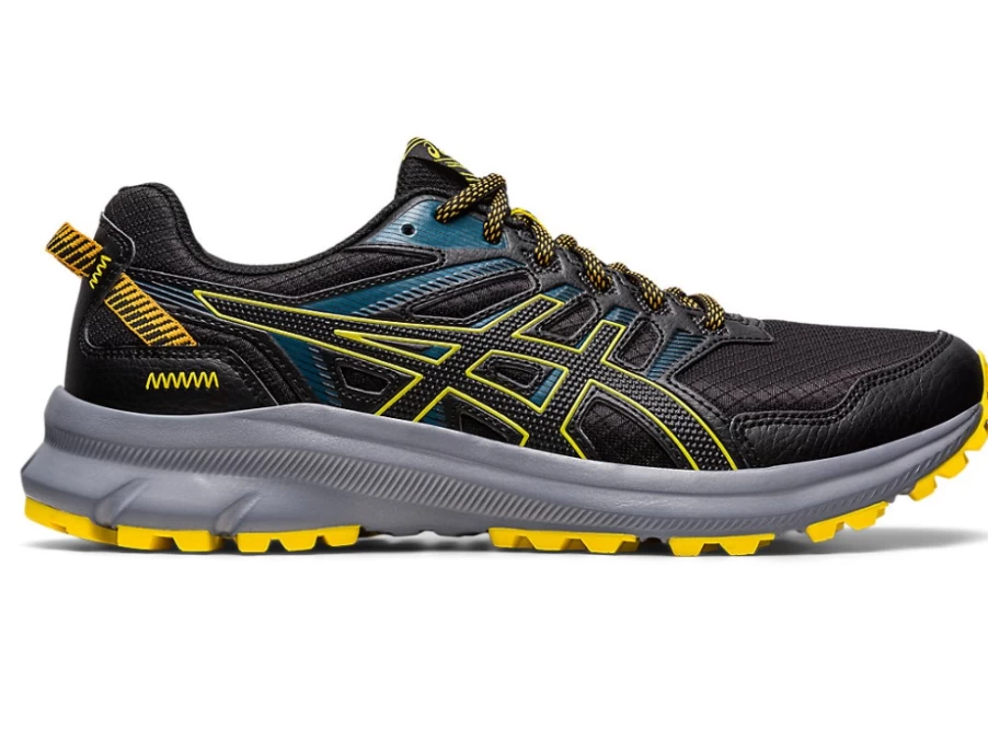 ASICS TRAIL SCOUT 2 Men's Running Shoes - Black/Golden Yellow Trail Running Sneakers