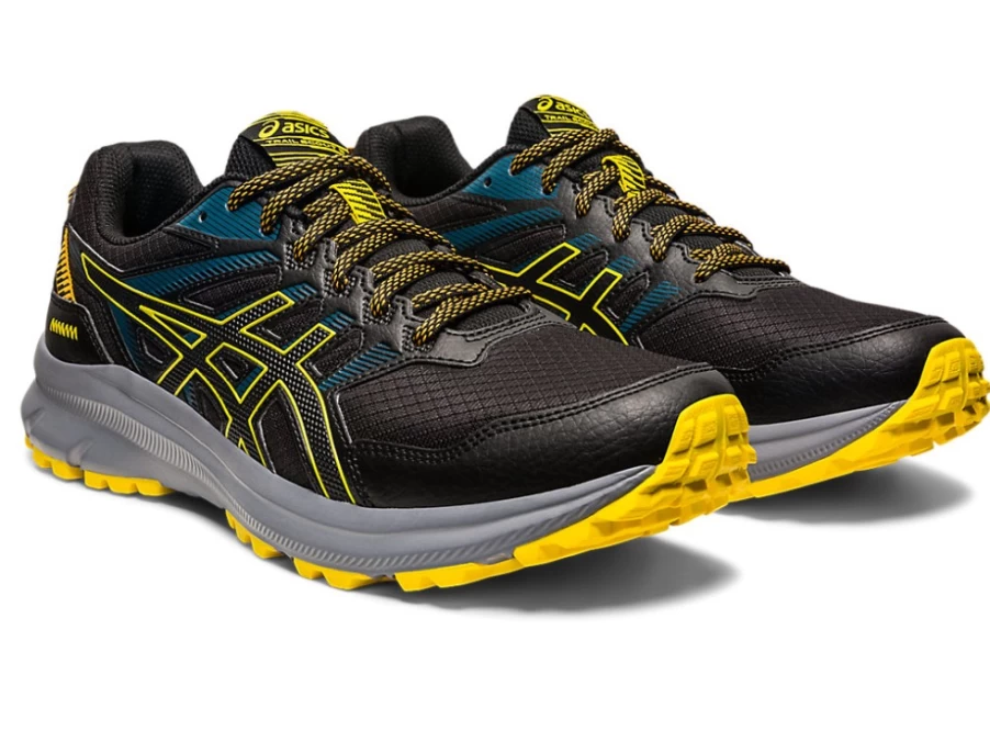 ASICS TRAIL SCOUT 2 Men's Running Shoes - Black/Golden Yellow Trail Running Sneakers