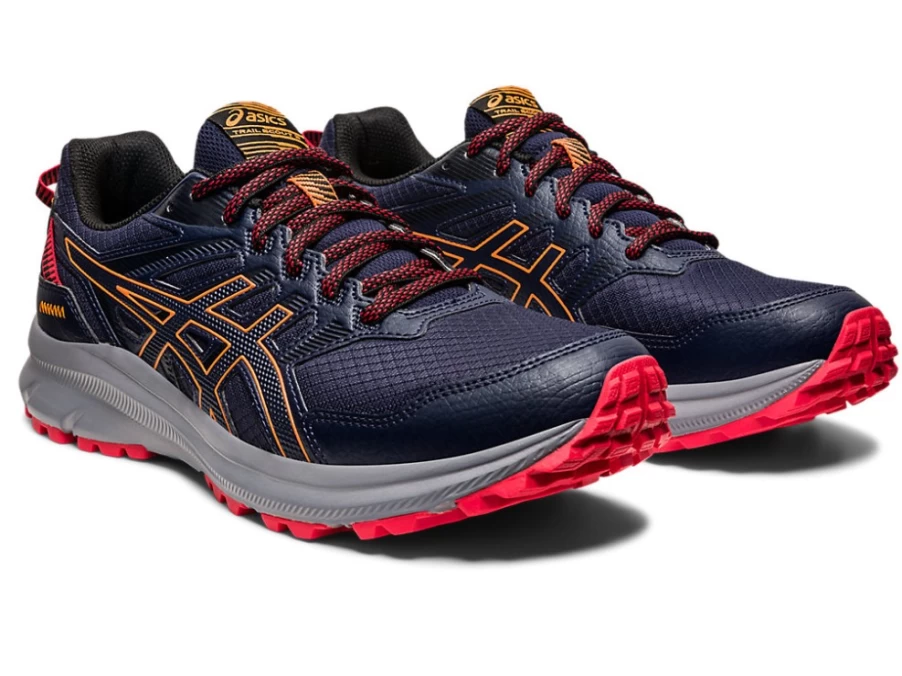 ASICS Men's TRAIL SCOUT 2 Running Shoes in Midnight/Sun Peach