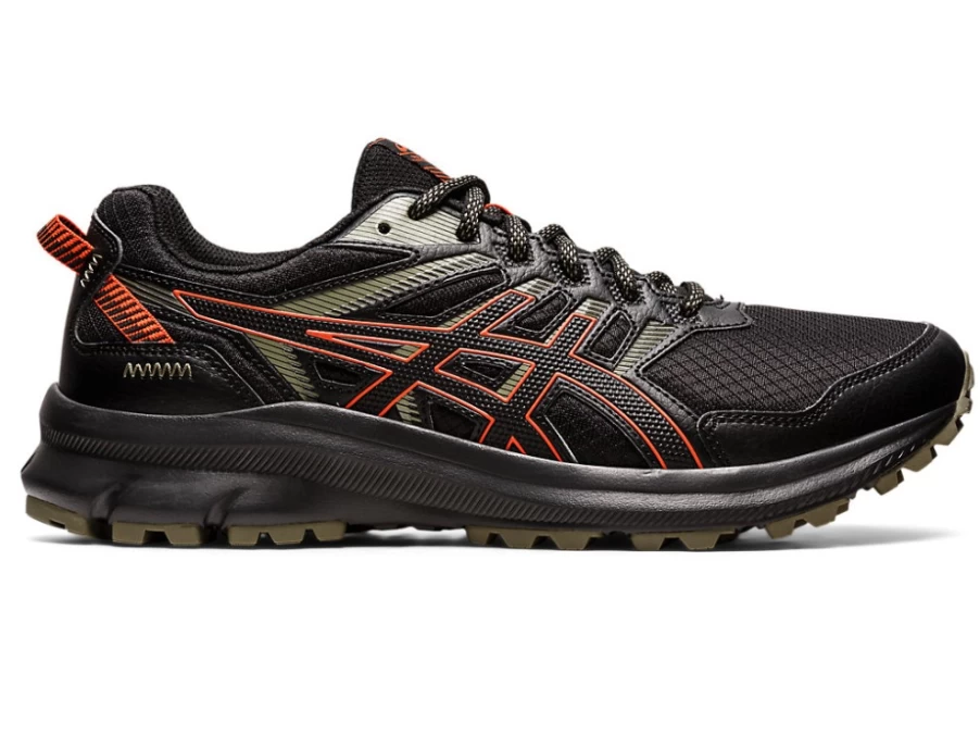 ASICS TRAIL SCOUT 2 (4E) Men's Running Shoes - Black/Cherry Tomato