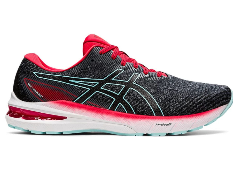 ASICS GT-2000 10 Running Shoes for Men - Metropolis/Electric Red