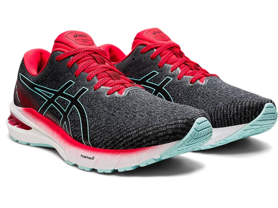 ASICS GT-2000 10 Running Shoes for Men - Metropolis/Electric Red