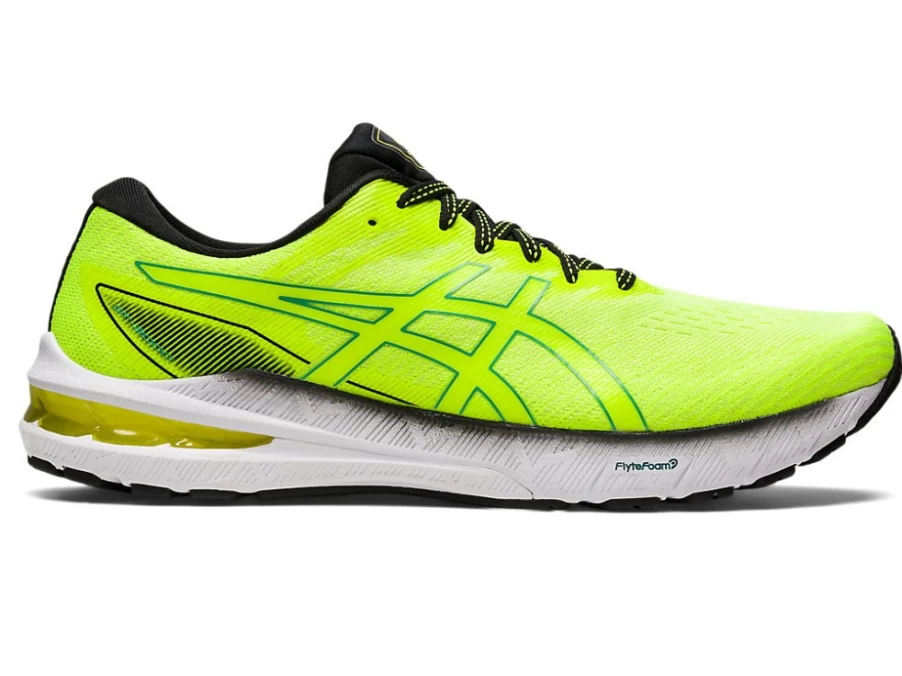 ASICS GT-2000 10 Running Shoes for Men - Huddle Yellow/Velvet Pine